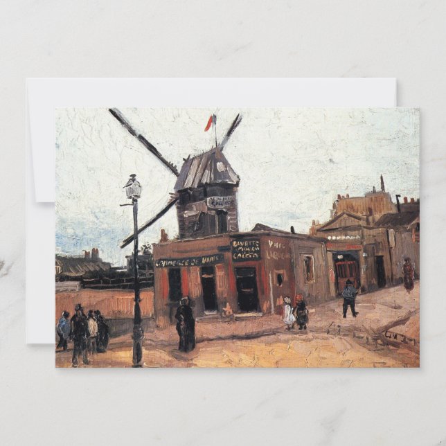 Le Moulin de la Galette av Vincent van Gogh (Framsida)
