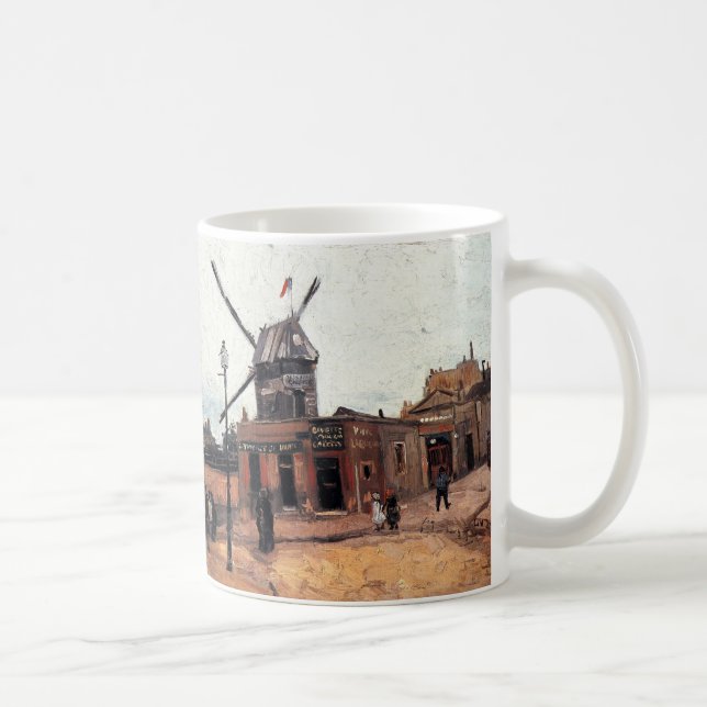 Le Moulin de la Galette av Vincent van Gogh Kaffemugg (Höger)