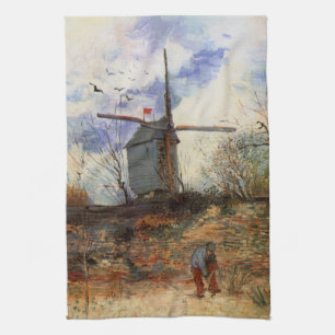 Le Moulin de la Galette av Vincent van Gogh Kökshandduk