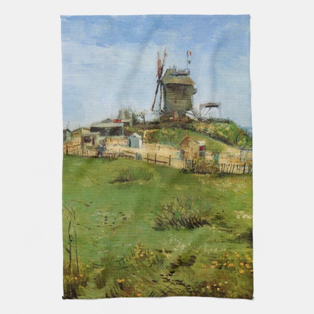 Le Moulin de la Galette av Vincent van Gogh Kökshandduk (Vertikal)