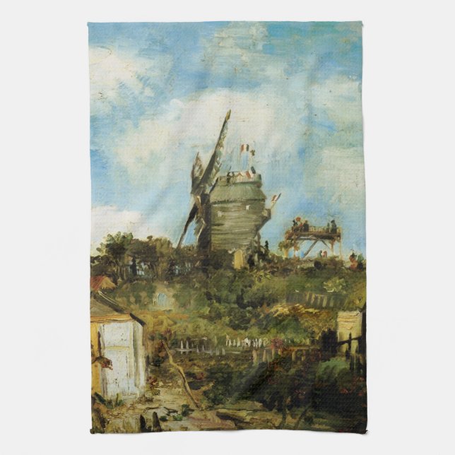 Le Moulin de la Galette av Vincent van Gogh Kökshandduk (Vertikal)