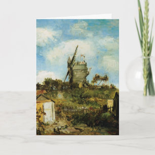 Le Moulin de la Galette av Vincent van Gogh Kort