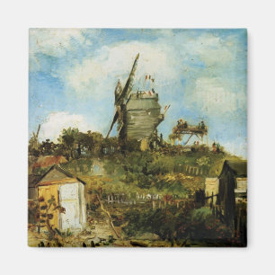 Le Moulin de la Galette av Vincent van Gogh Magnet