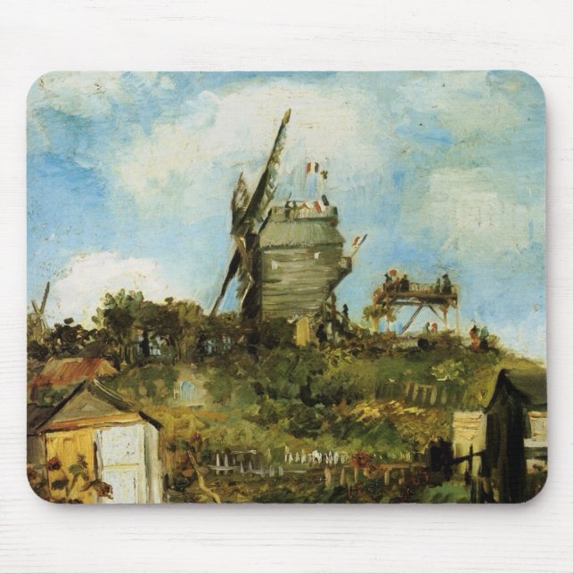 Le Moulin de la Galette av Vincent van Gogh Musmatta (Framsidan)