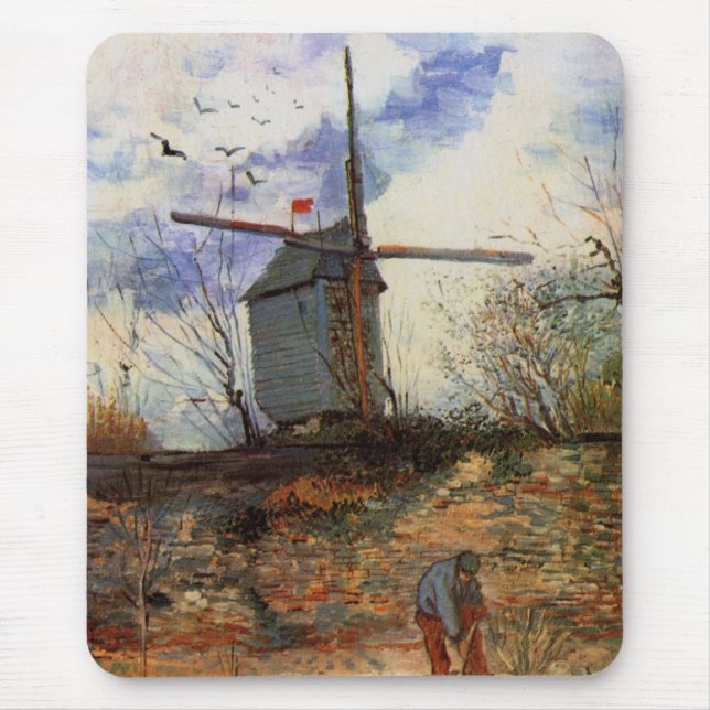 Le Moulin de la Galette av Vincent van Gogh Musmatta (Framsidan)