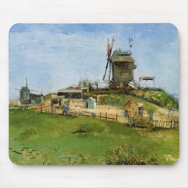 Le Moulin de la Galette av Vincent van Gogh Musmatta (Framsidan)