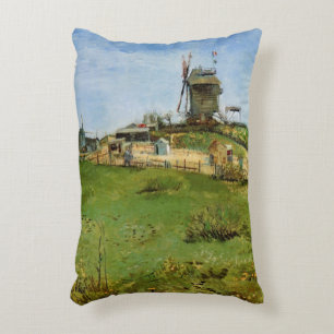 Le Moulin de la Galette av Vincent van Gogh Prydnadskudde