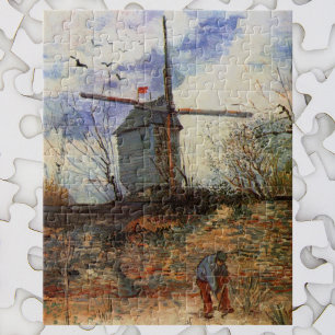 Le Moulin de la Galette av Vincent van Gogh Pussel