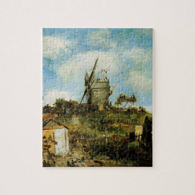 Le Moulin de la Galette av Vincent van Gogh Pussel (Vertikal)