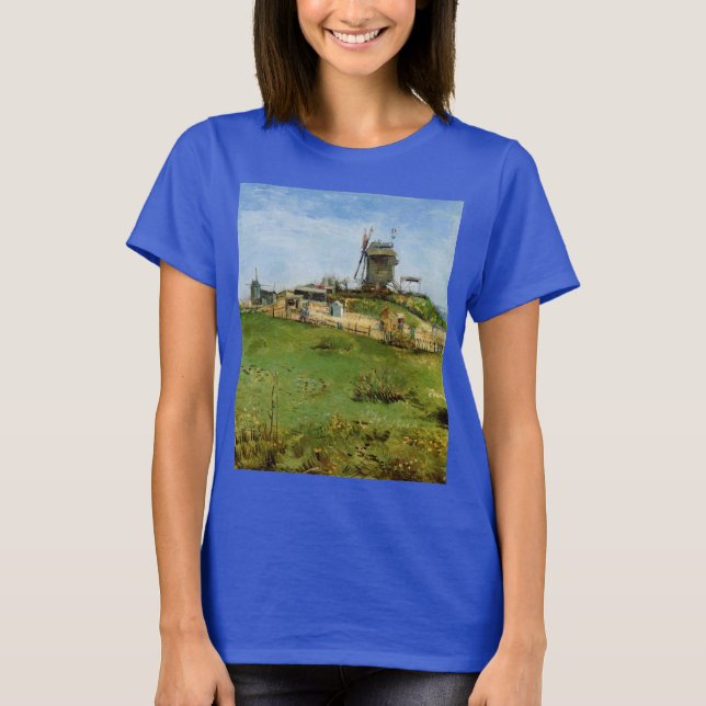 Le Moulin de la Galette av Vincent van Gogh T Shirt (Framsida)
