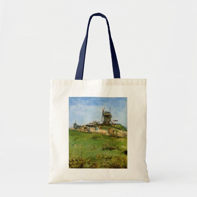 Le Moulin de la Galette av Vincent van Gogh Tygkasse (Framsidan)