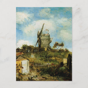 Le Moulin de la Galette av Vincent van Gogh Vykort