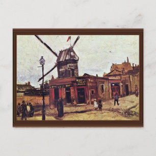 Le Moulin De La Galette av Vincent Van Gogh Vykort