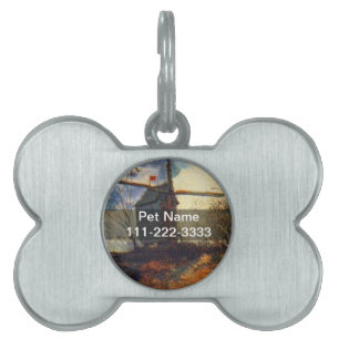 Le Moulin de la Galette Van Gogh ID-bricka Husdjur