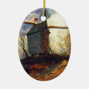 Le Moulin de la Galette Van Gogh Julgransprydnad Keramik