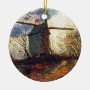 Le Moulin de la Galette Van Gogh Julgransprydnad Keramik