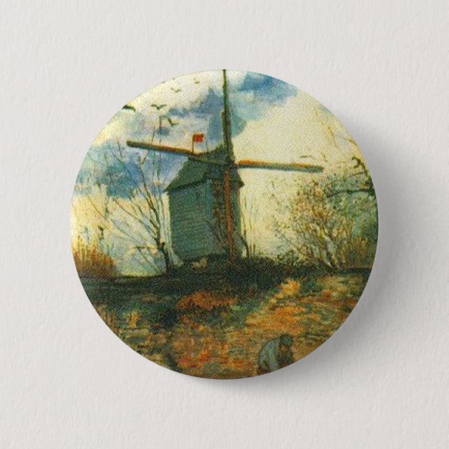 Le Moulin de la Galette Van Gogh Knapp (Framsida)