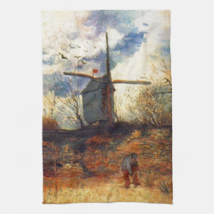 Le Moulin de la Galette Van Gogh Kökshandduk