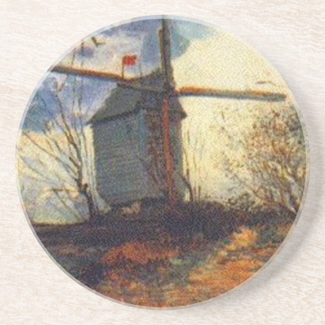 Le Moulin de la Galette Van Gogh Underlägg Sandsten (Framsidan)