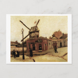 Le Moulin de la Galette, Vincent van Gogh Vykort
