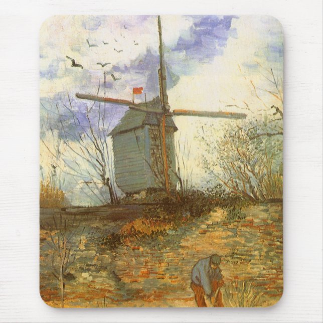 Le Moulin Galette av Vincent van Gogh, Windmills Musmatta (Framsidan)