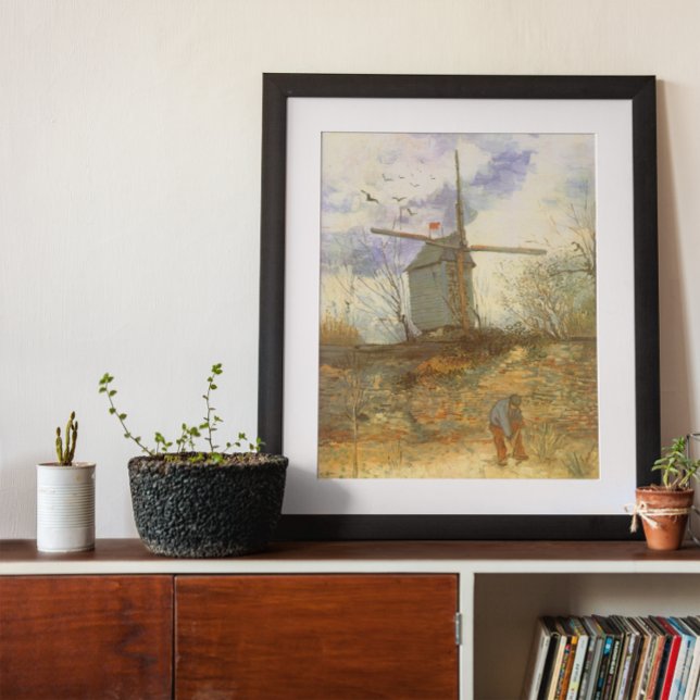 Le Moulin Galette av Vincent van Gogh, Windmills Poster (Skapare uppladdad)