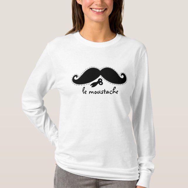 Le Moustache Deux Tee (Framsida)