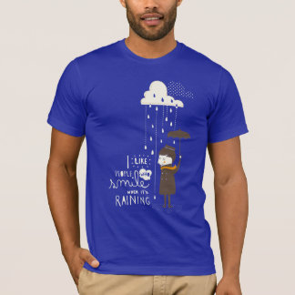 le när dess regna t-shirt