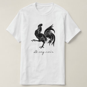 Le noir coq den svart tuppen t shirt