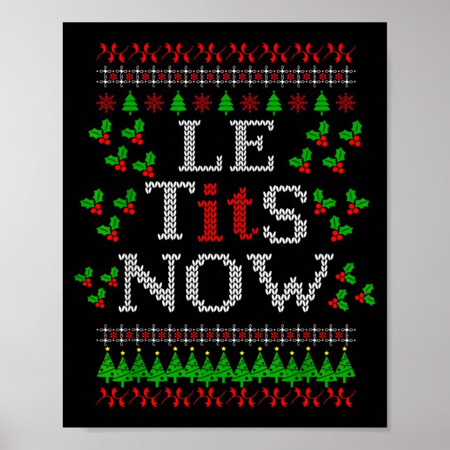 Le Now Christmas Let It Snow Christmas Le Now  Poster (Framsidan)