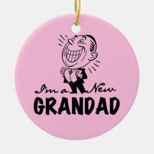 Le nya GrandadT-tröja och gåvor Julgransprydnad Keramik