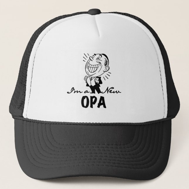 Le nya Opa T-tröja och gåvor Truckerkeps (Framsida)