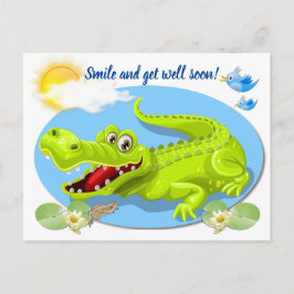 Le och må bra snart! vykort