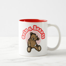 Le och stå ut med det tvåtons kaffemugg