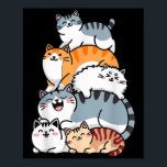 Le Of Kitty Cats Funny Cute Cat Lover For Girls Ki Poster<br><div class="desc">Le Of Kitty Cats Funny Cute Cat Lover For Girls Kids Women</div>