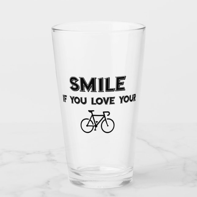 Le om du älskar din cykel glaskopp (Framsida)