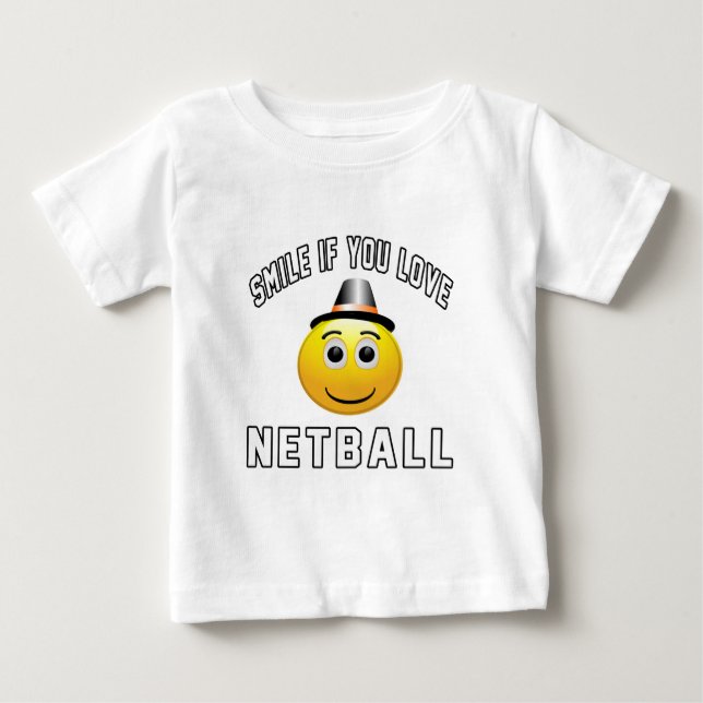 Le, om du älskar netball.en t-shirt (Framsida)