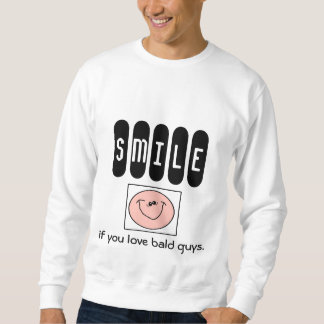 LE, om du älskar skalliga grabbar. (caucasian Lång Ärmad Tröja