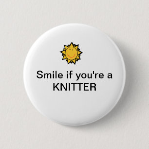 Le, om du är en knitter knapp