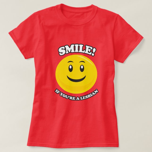 LE, OM DU är EN LESBISK T Shirt (Design framsida)