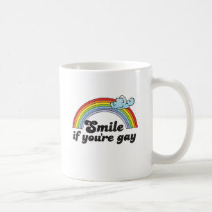 Le, om du är glad kaffemugg