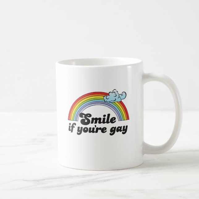 Le, om du är glad kaffemugg (Höger)