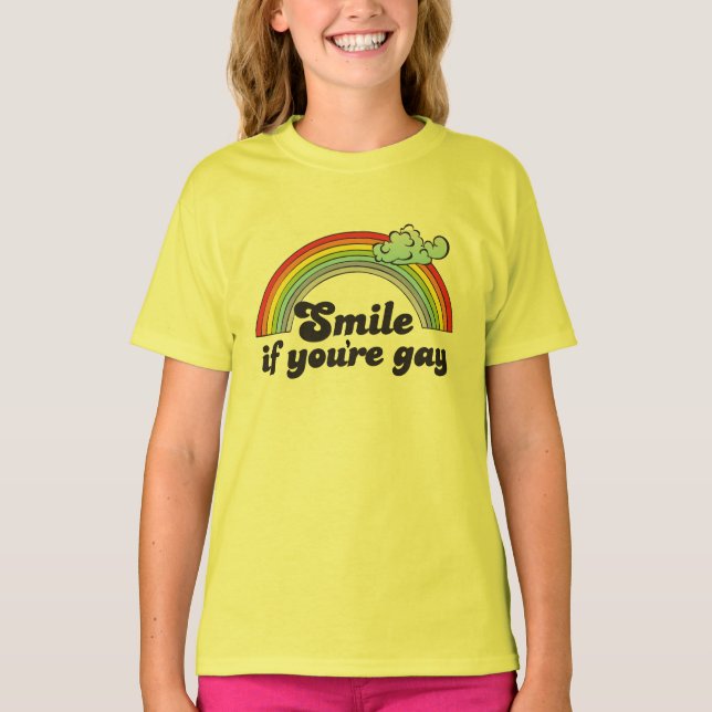 LE, OM DU är GLAD T-shirt (Framsida)