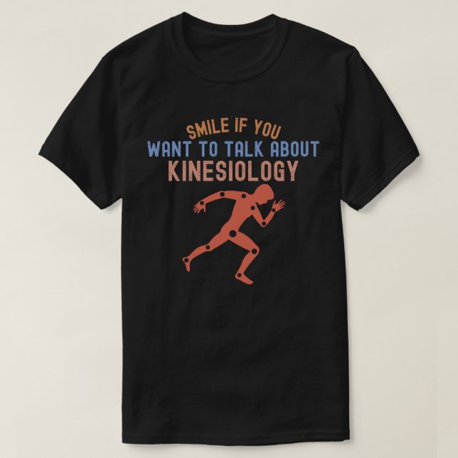 Le om du vill prata om kinesiologi t shirt (Design framsida)