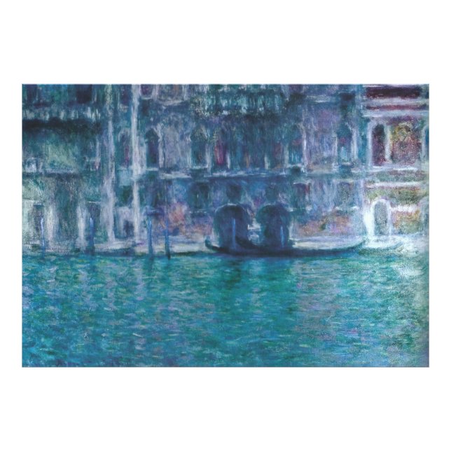 Le palais da Mula Claude Monet Fototryck (Framsidan)