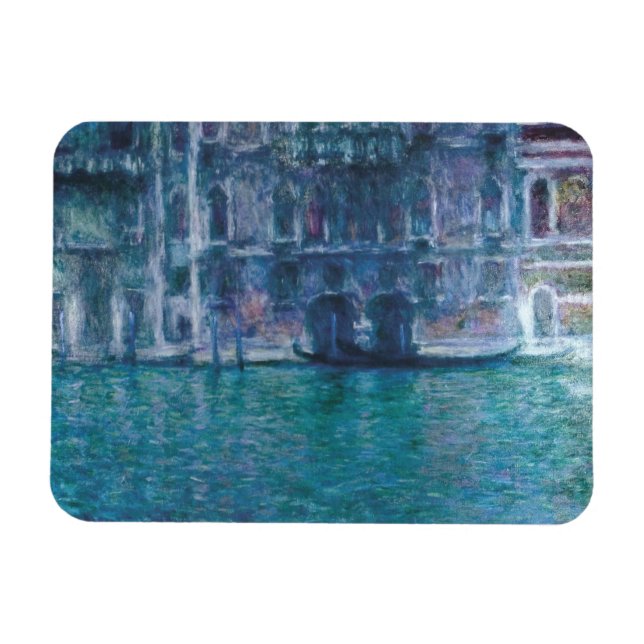 Le palais da Mula Claude Monet Magnet (Horisontell)