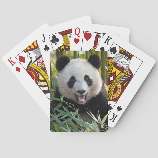 Le Pandaporträtt Kortlek (Baksidan)