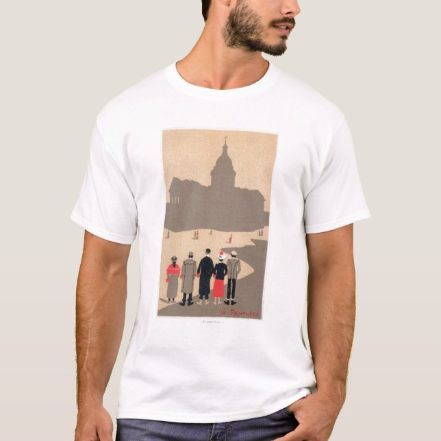 Le Pantheon art déco SceneParis, frankrike Tröja (Framsida)