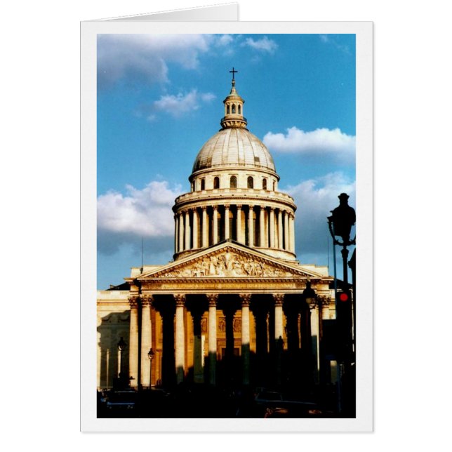 Le Pantheon Hälsningskort (Framsidan)