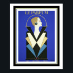 Le Parfum Art Deco Poster 16  x 20<br><div class="desc">Vintage,  Fransk Art Deco,  reklam för Le Parfum. Poster åtgärderna 16 x 20 och kan finnas i andra storlekar.</div>